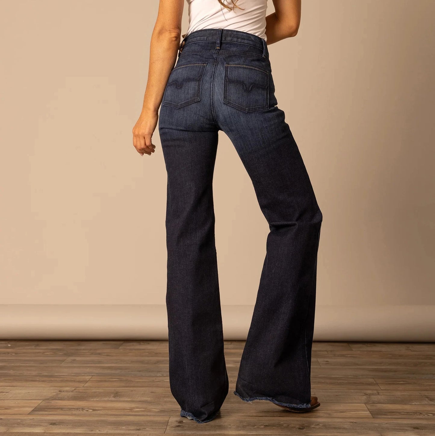 Olivia Dark Wash Kimes Ranch Denim Jeans for Women