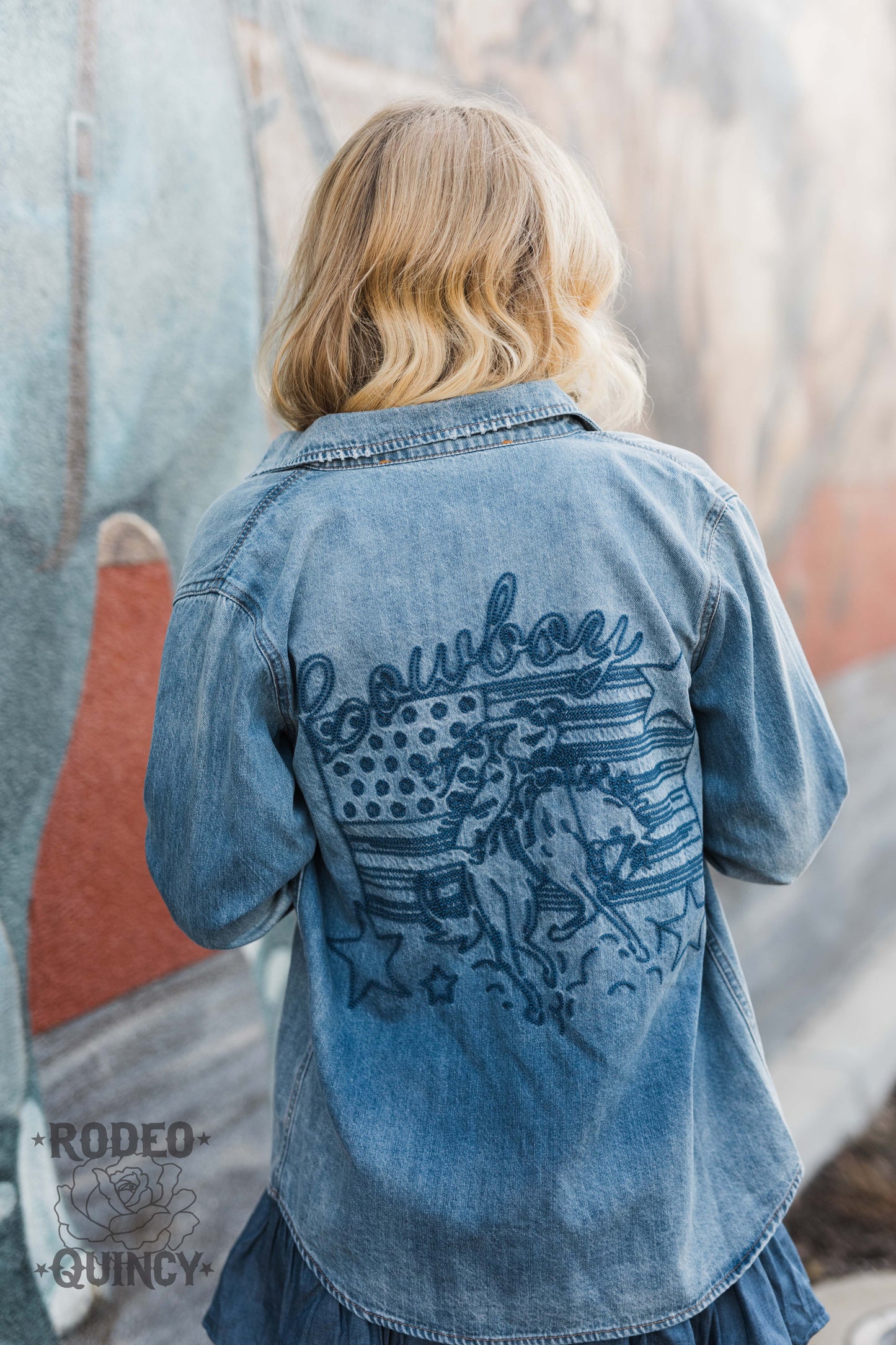 Patriotic Cowboy Button Up at Bourbon Cowgirl