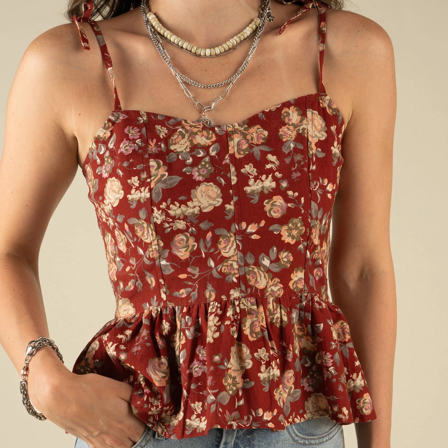 Sendero Clementine Tie Top