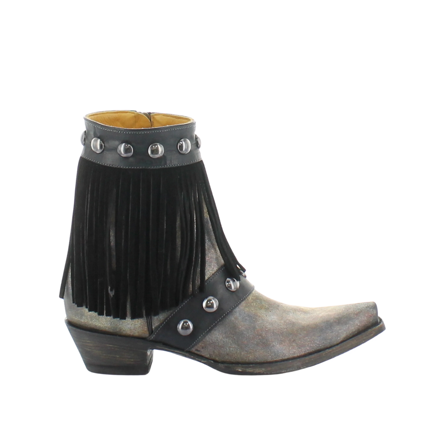 Milan Fringes Black- Old Gringo Cowboy Boots at Bourbon Cowgirl