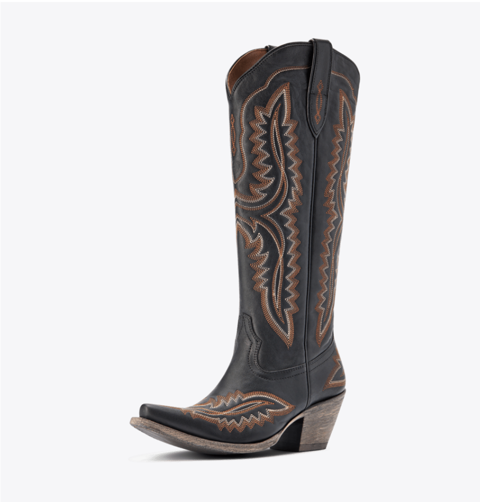 Women's Casanova Western Boot by Ariat in Brooklyn Black