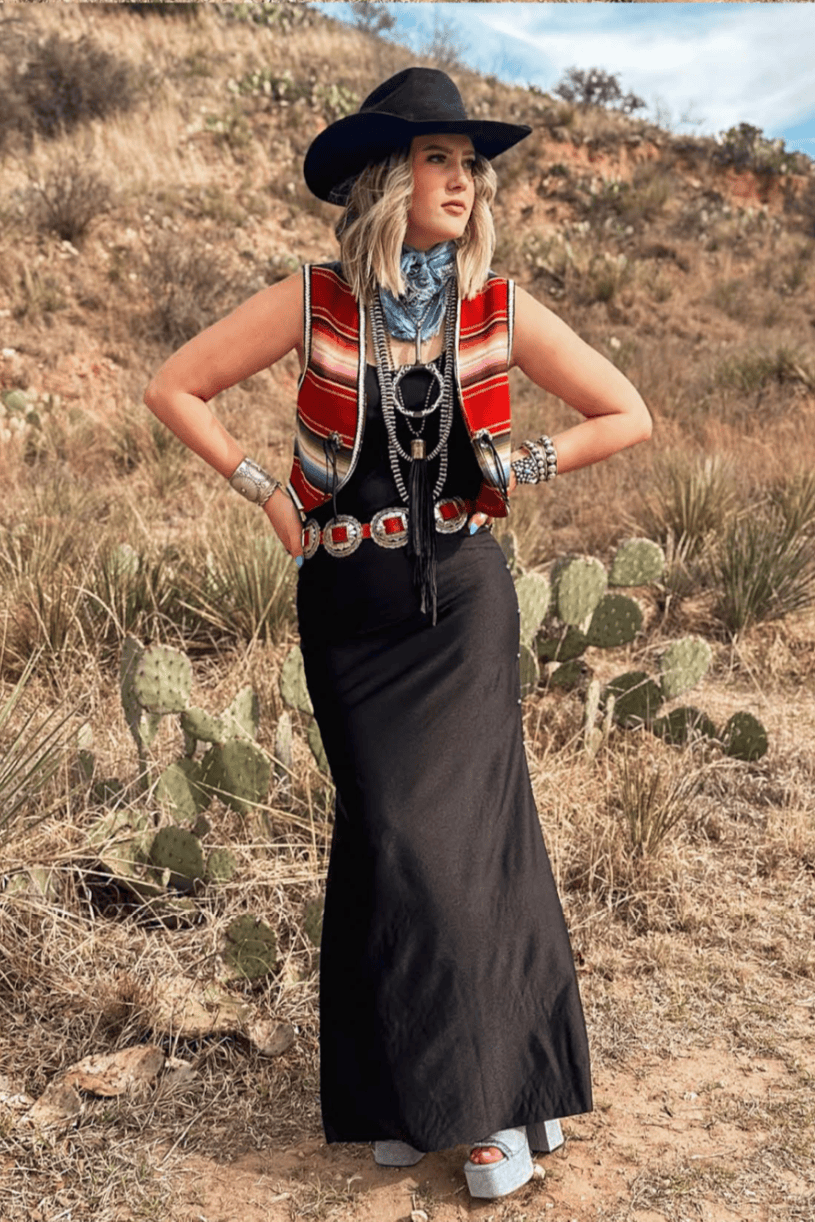 Sandra Serape Vest by Silverado