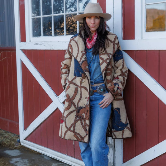 Hathaway Coat in Khaki by Tasha Polizzi