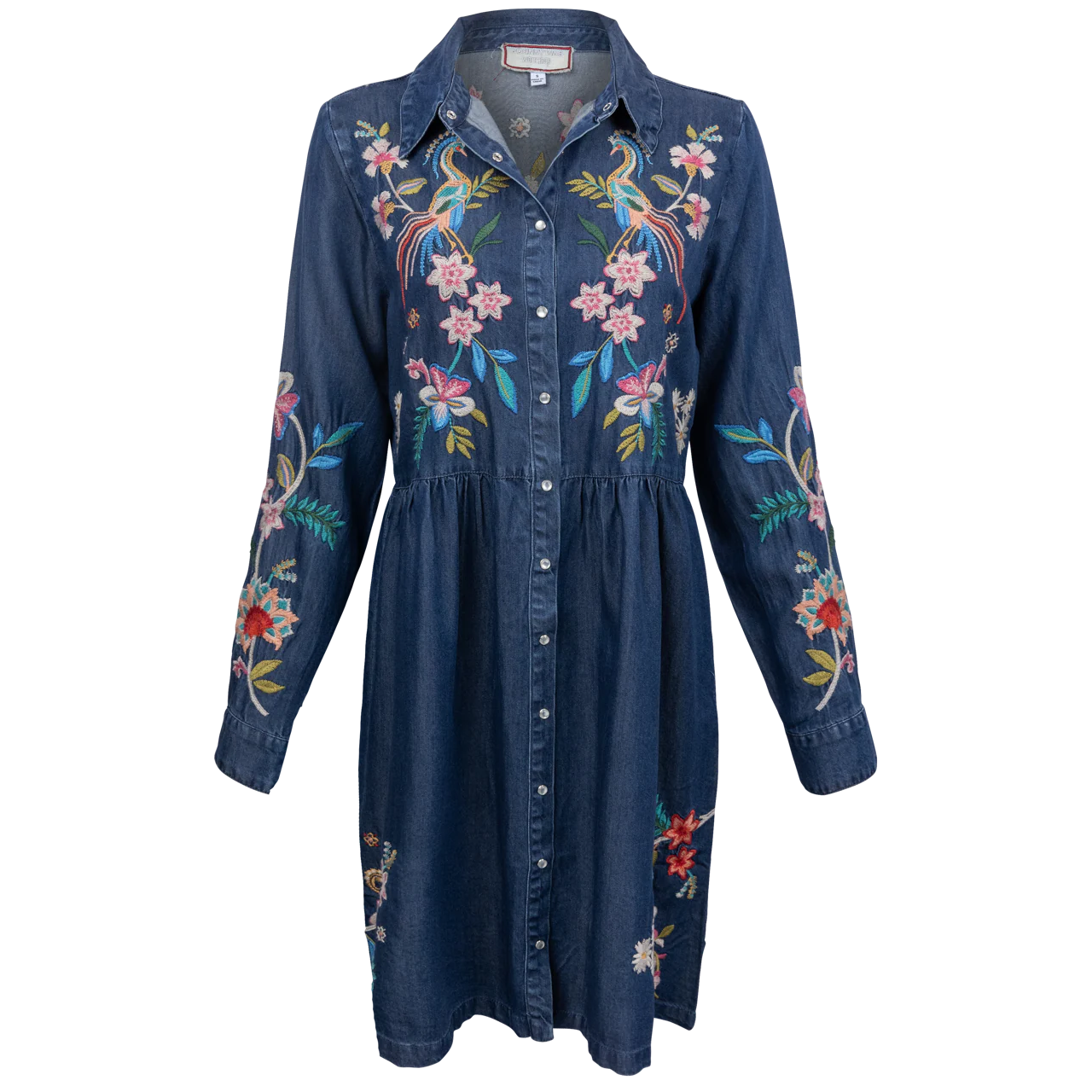 Malaya Denim Shirt Dress by Johnny Was