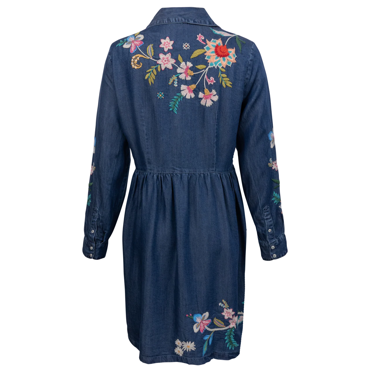 Malaya Denim Shirt Dress by Johnny Was