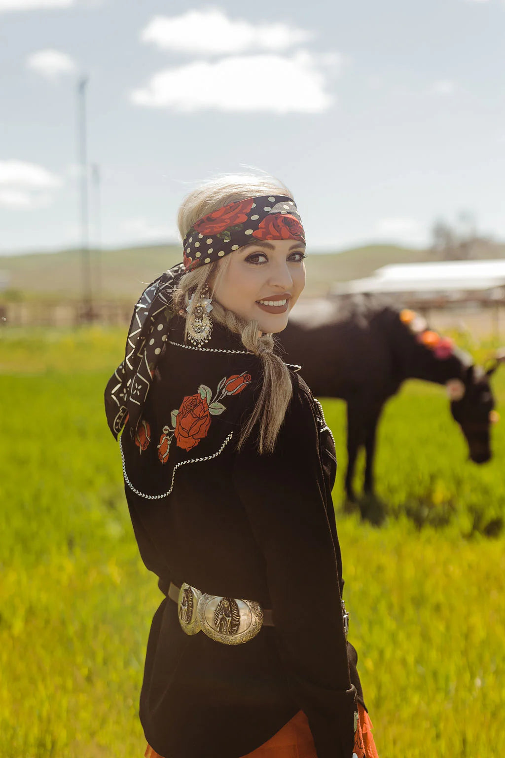 Ranch Rose Button Up at Bourbon Cowgirl