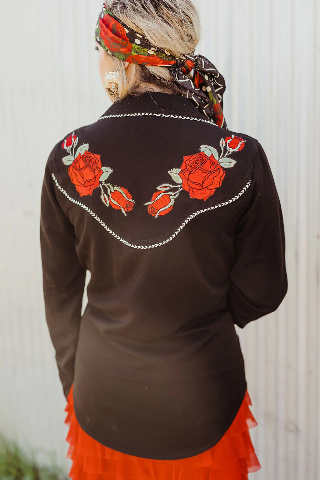 Ranch Rose Button Up at Bourbon Cowgirl