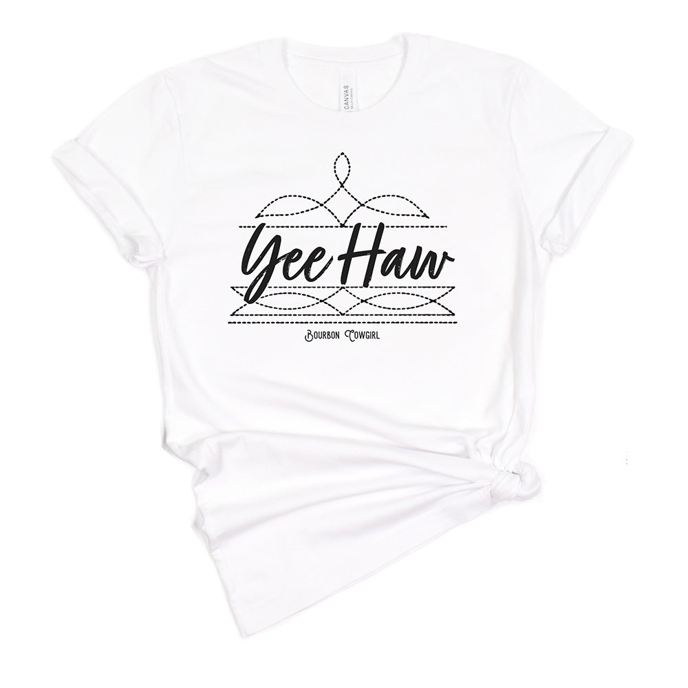 Yeehaw graphic tee shirt