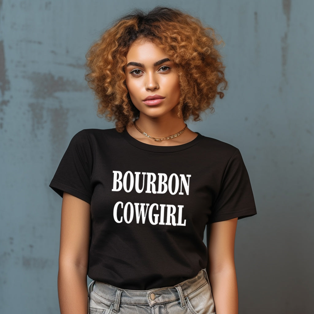 Bourbon Cowgirl Branded Graphic Tee T-Shirt