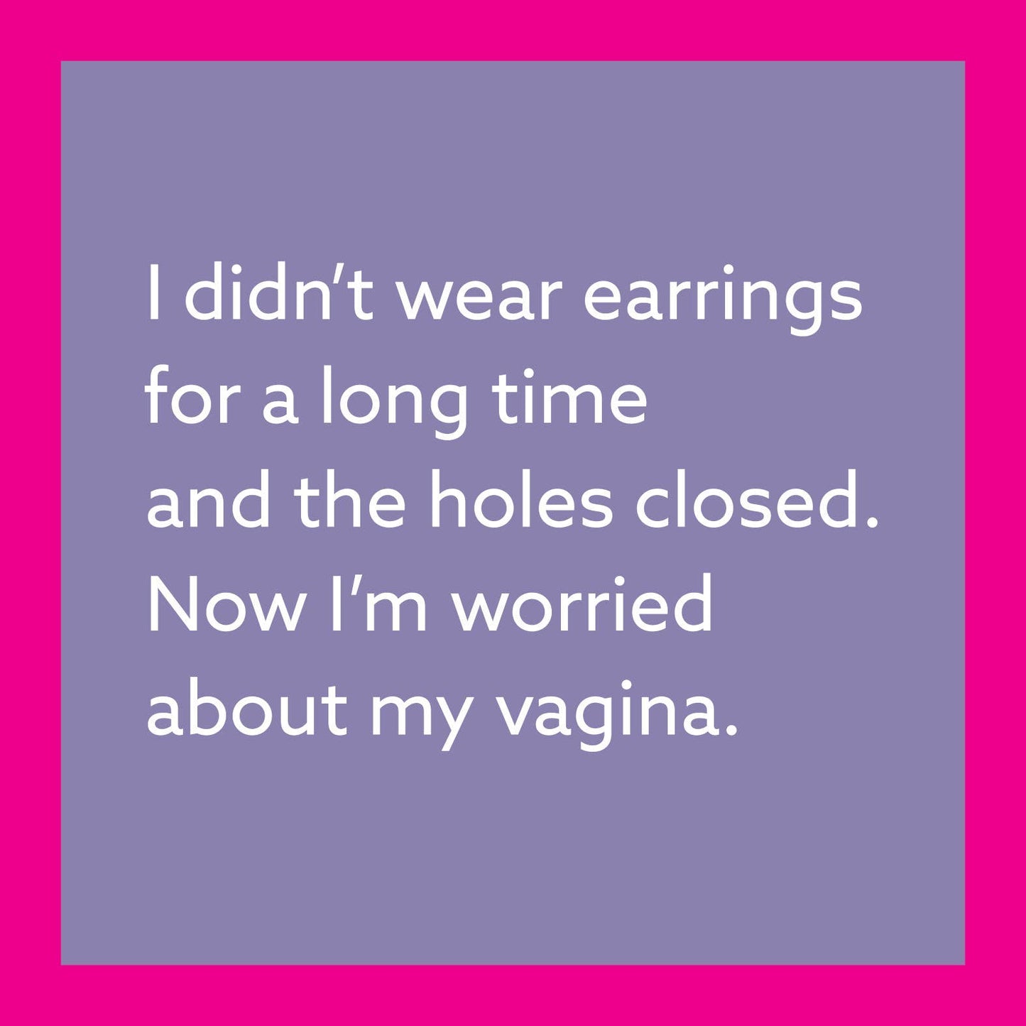 CARD Holes Closed | Funny Party Gift | Kitsch Greeting Cards