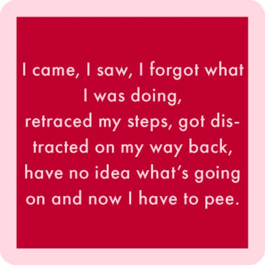 Text on a red background.