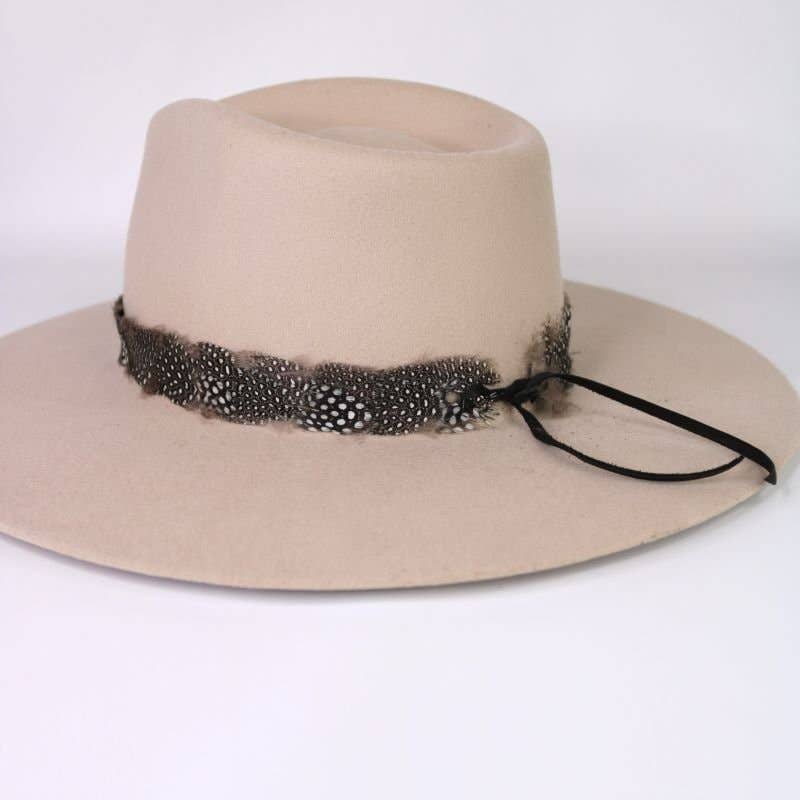 Western Feather Birch Cowboy Hat Band
