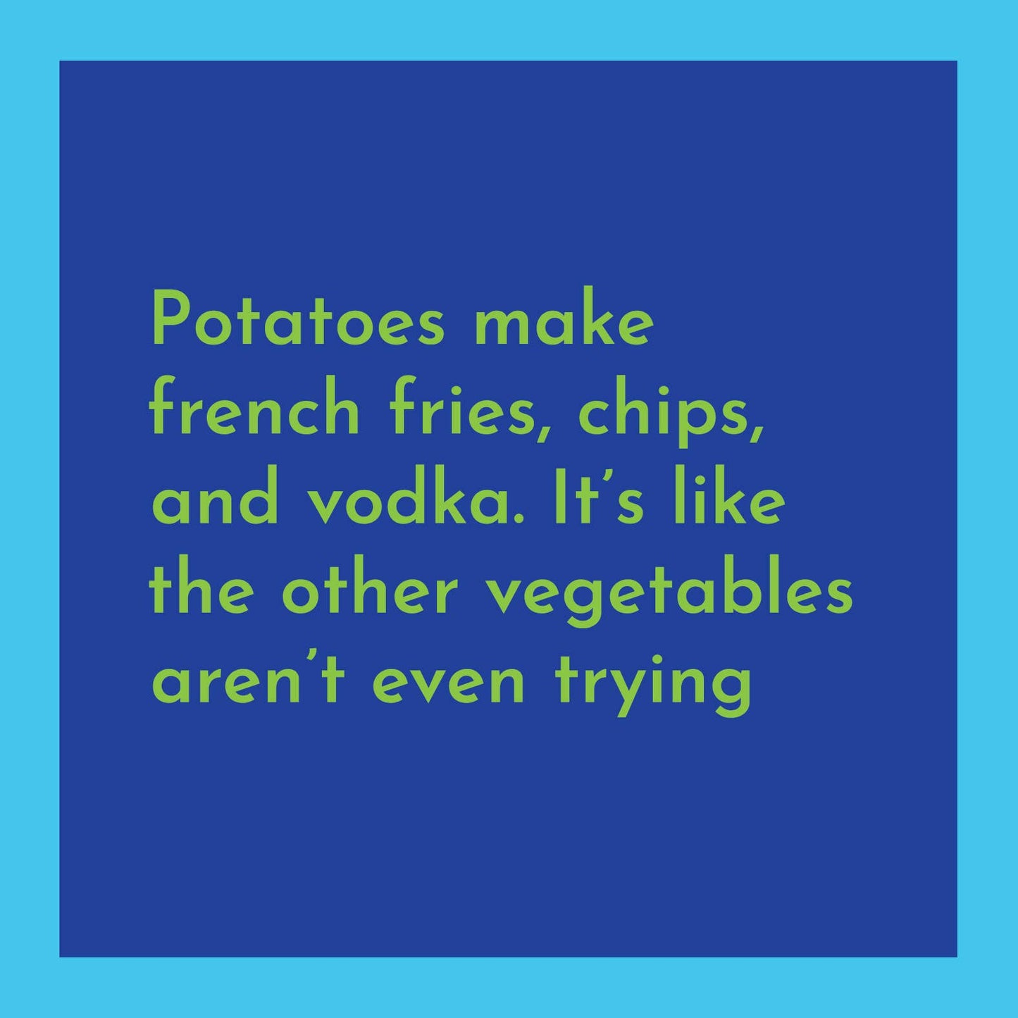 CARD Potatoes | Funny Party Gift | Kitsch Greeting Cards