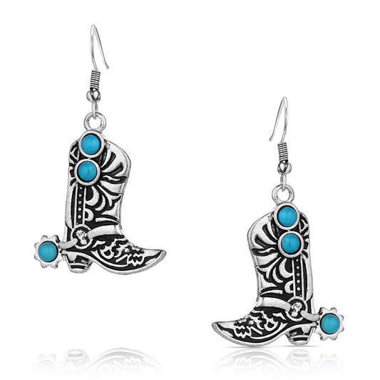 Cowboy boot earrings AER6244