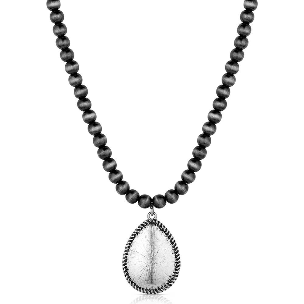 Mountain Drop Beaded Necklace- Montana Silversmiths