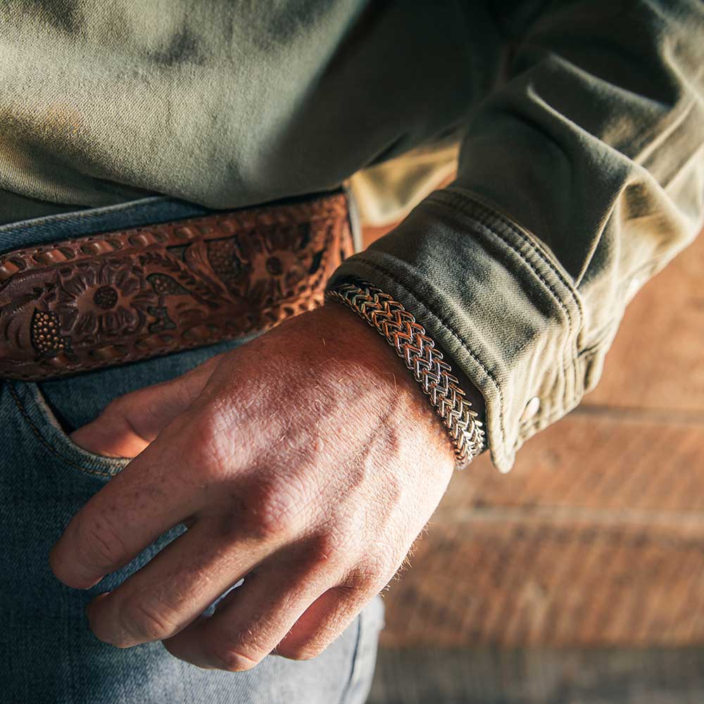 Man wearing BC5963 bracelet