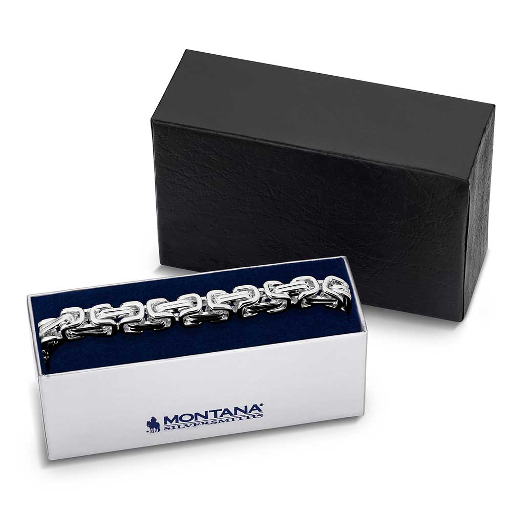 Roller Chain Bracelet for Men - Montana Silversmiths