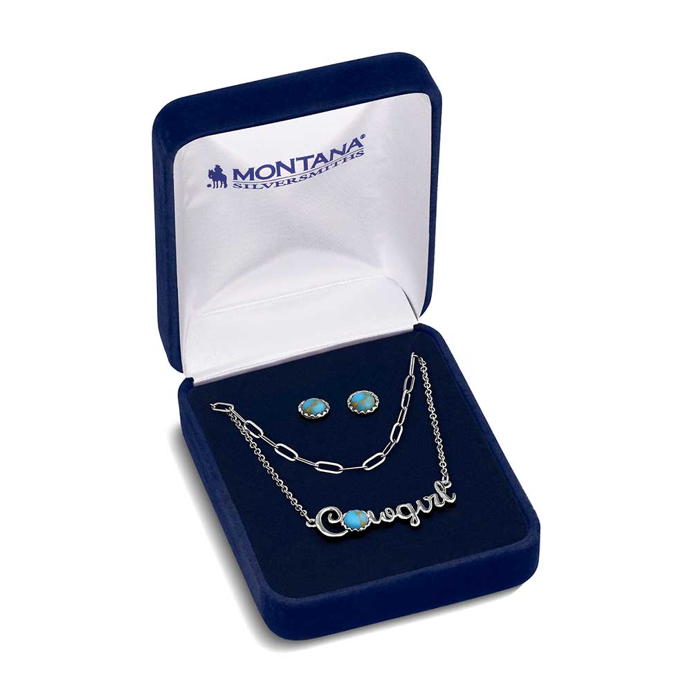 Cowgirl's Essentials Jewelry Set by Montana Silversmiths