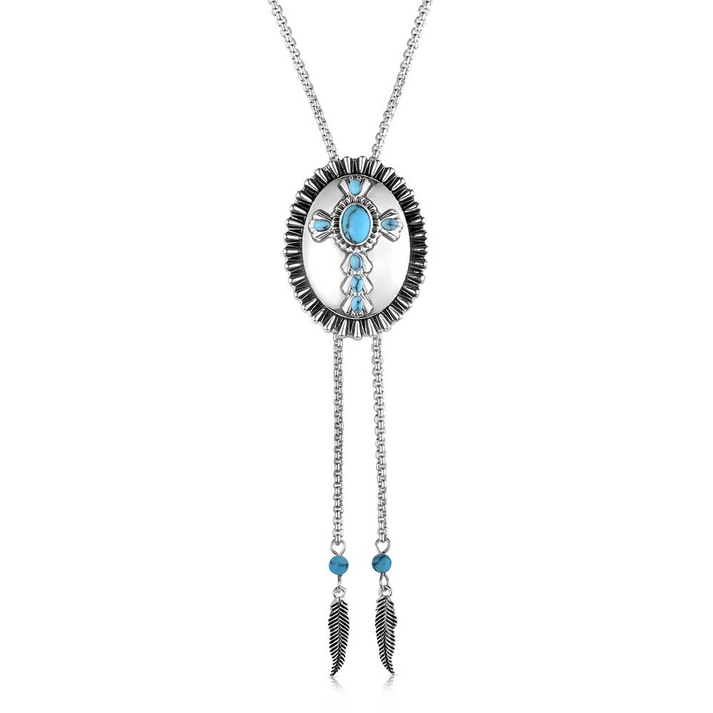 Unbroken Faith Bolo Necklace by Montana Silversmiths