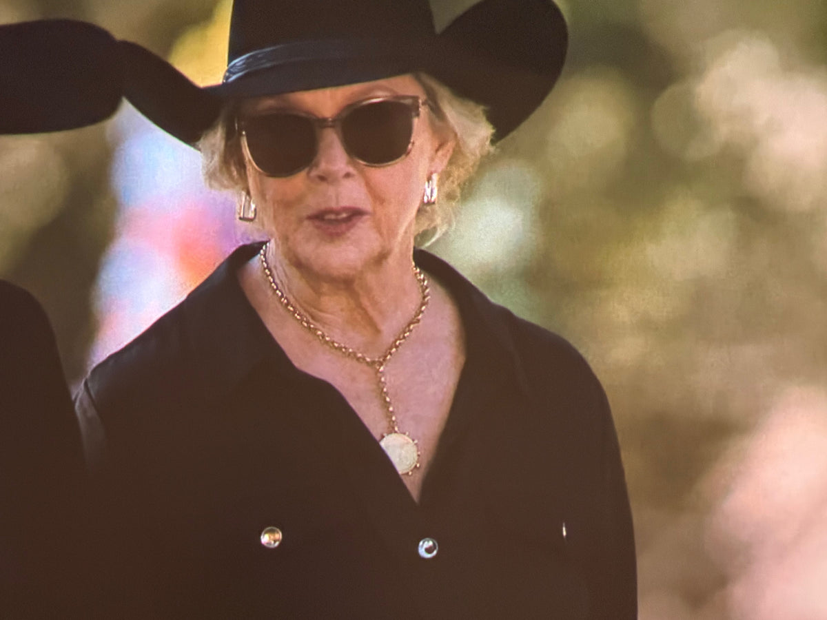 Gold Necklace with Horse Medallion as Seen on Dutton Ranch by Michele Busch