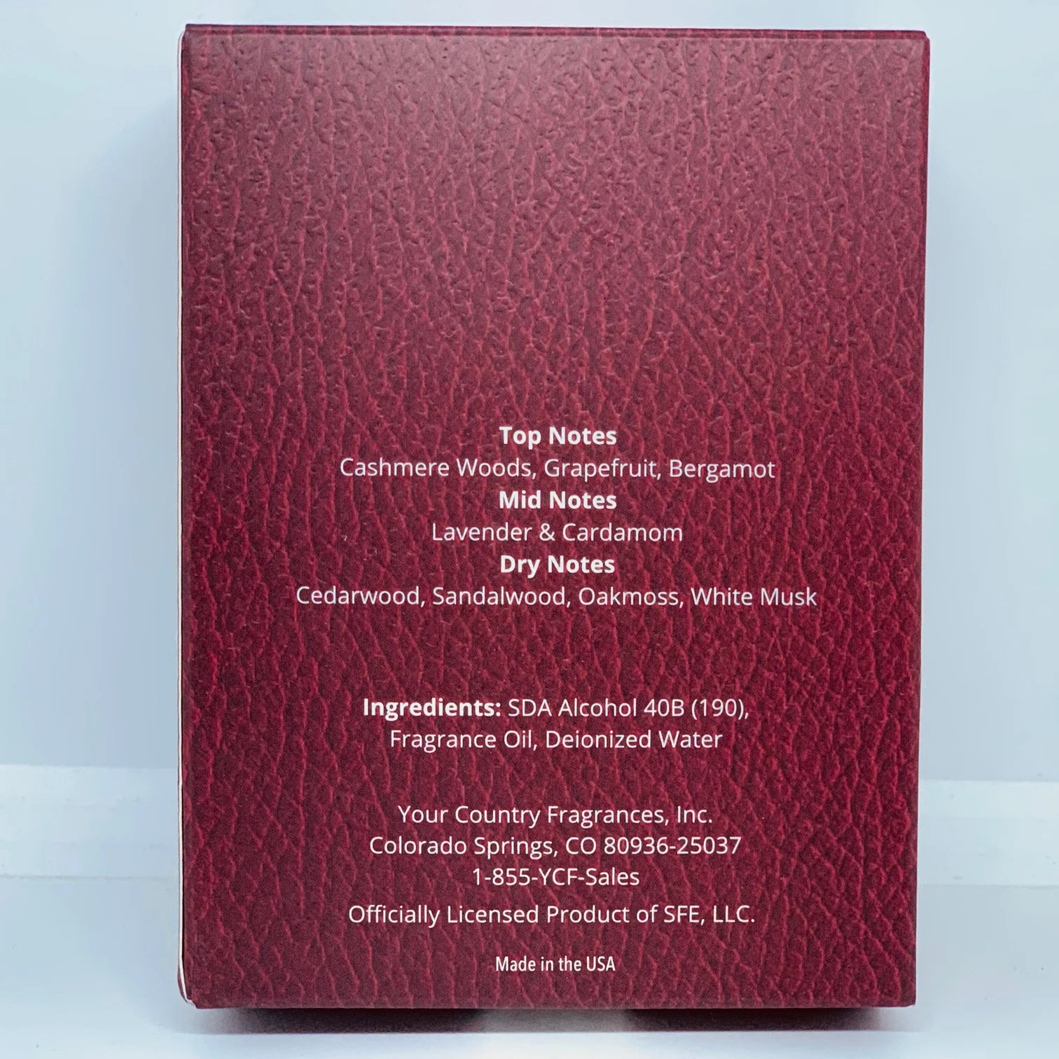 Cashmere Woods, Grapefruit, Bergamot