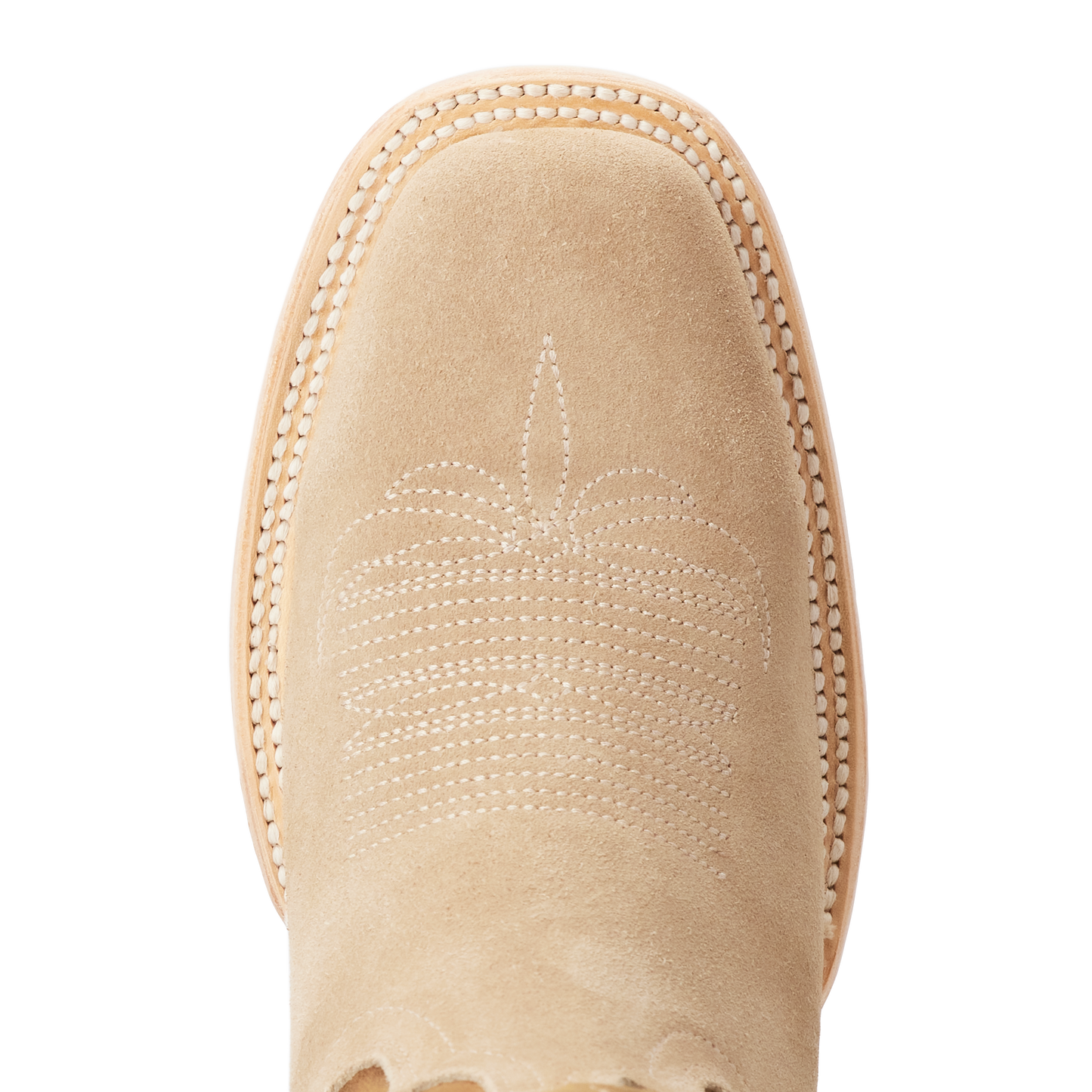 Classic Square Boot - Latte Suede and Burnt Caramel