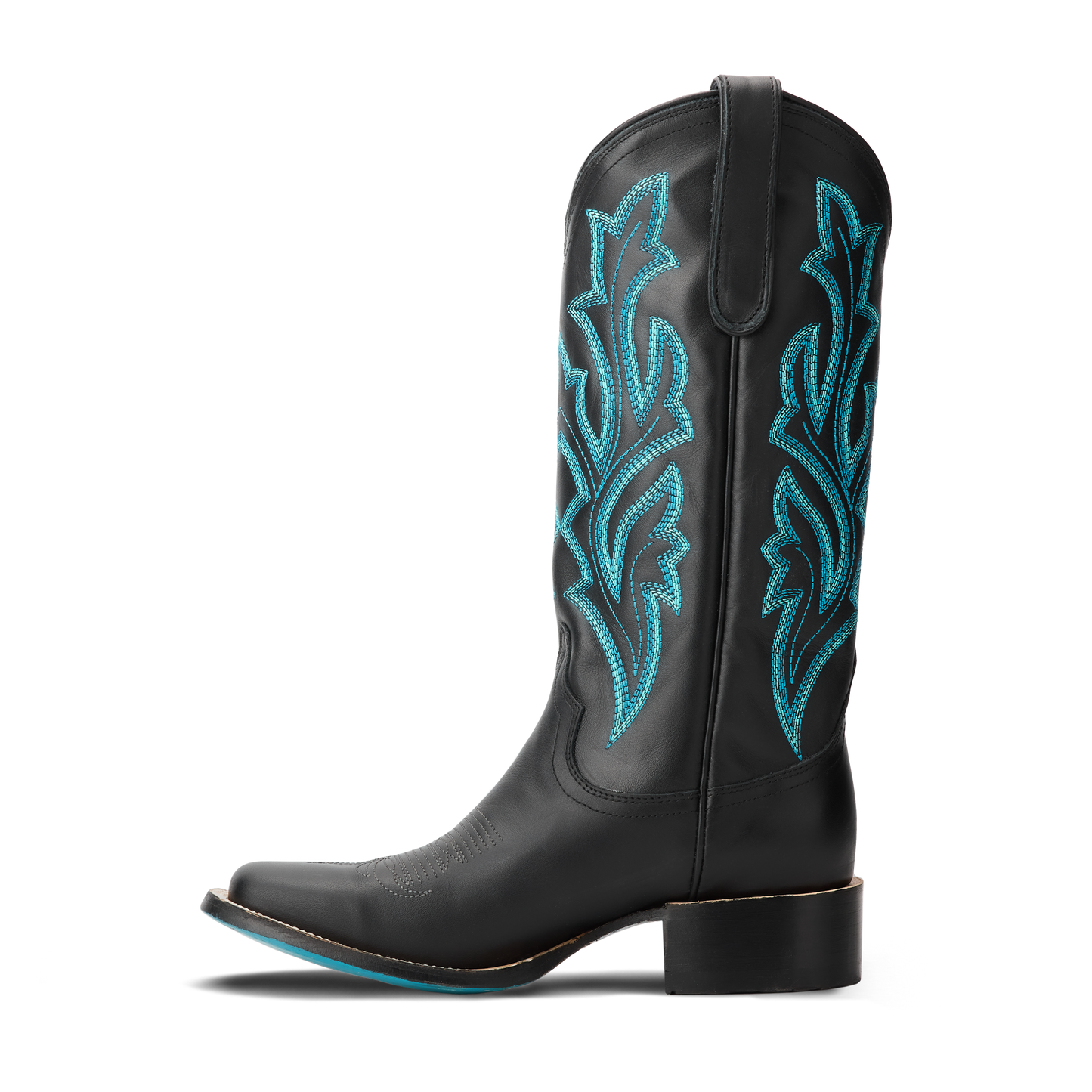 Classic Square Boot - Jet Black