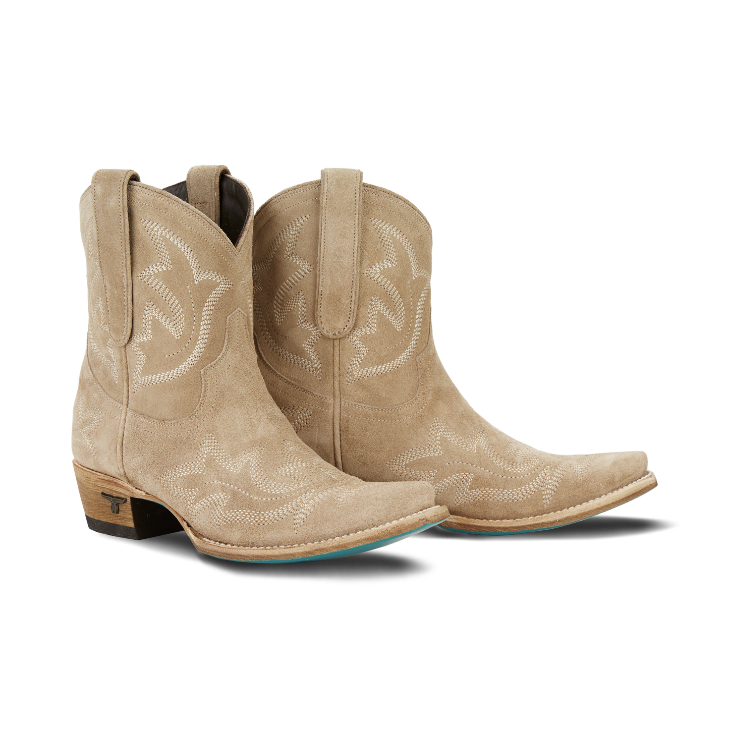 Saratoga Bootie, Light Tan Cowboy Boots