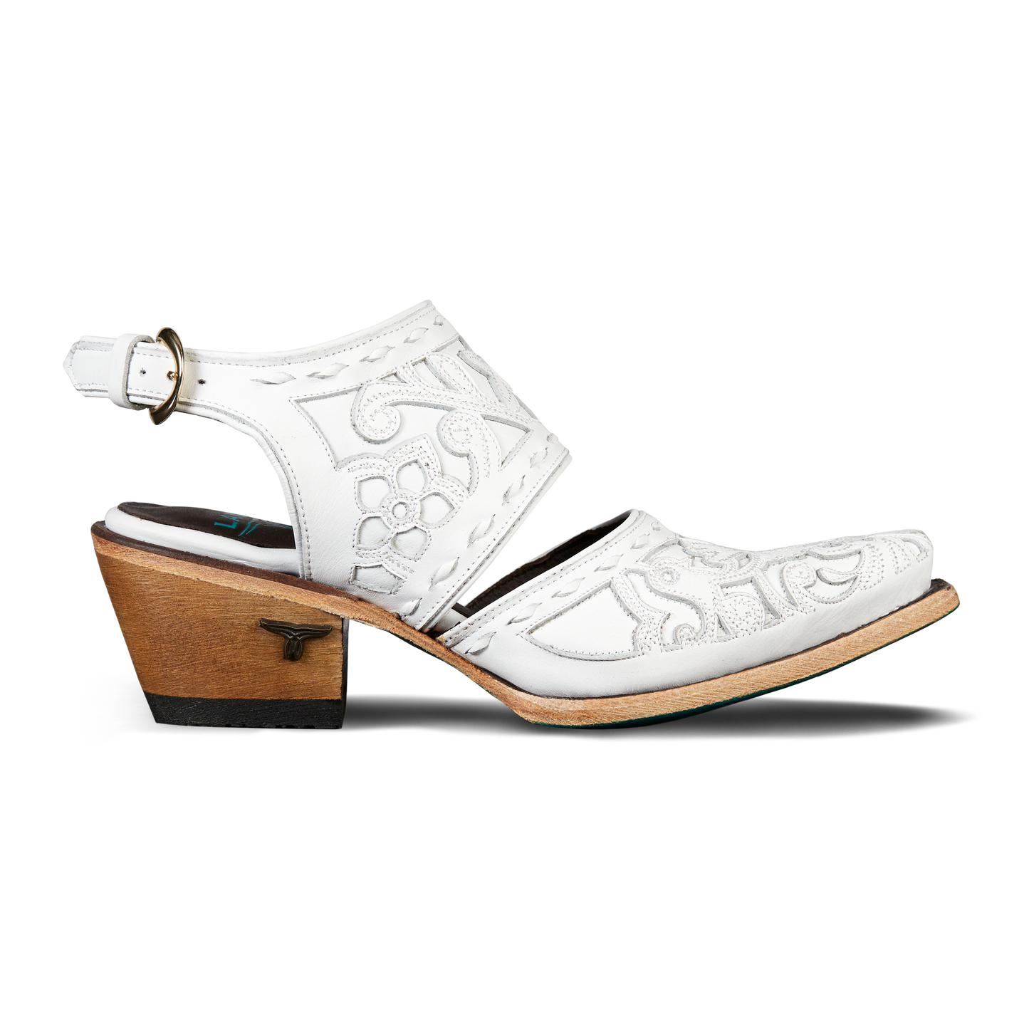 Robin Slingback Mule - Matte White