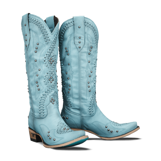 Turquoise Blaze Cossette Cowboy Boots