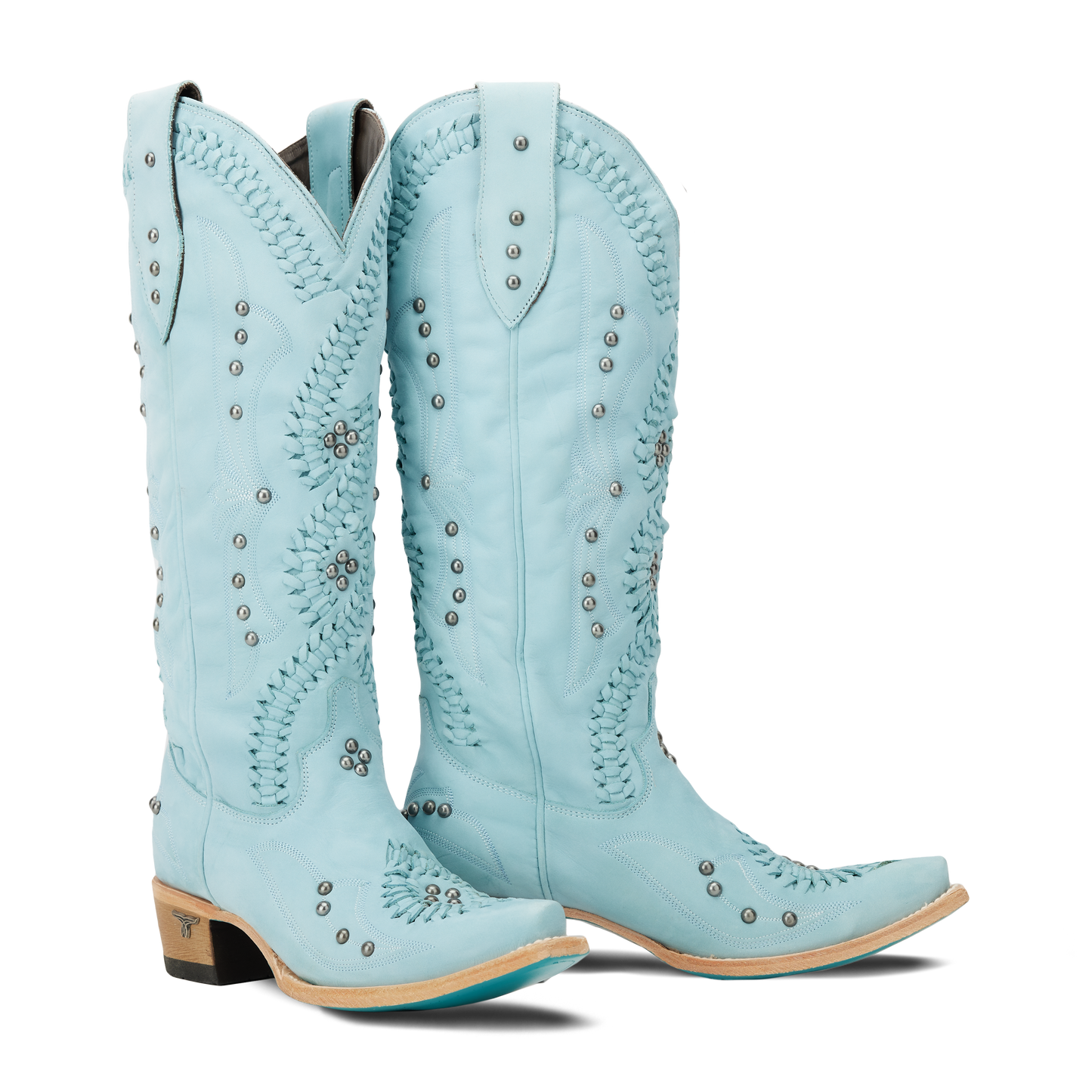 Powder blue Cossette cowboy boots