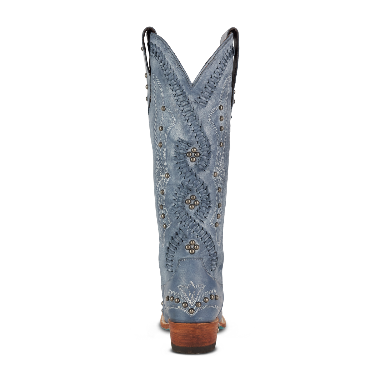 Cossette washed denim cowboy boot