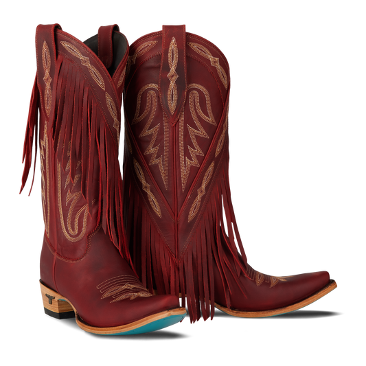Smoldering Ruby Senita Falls Cowboy Boots