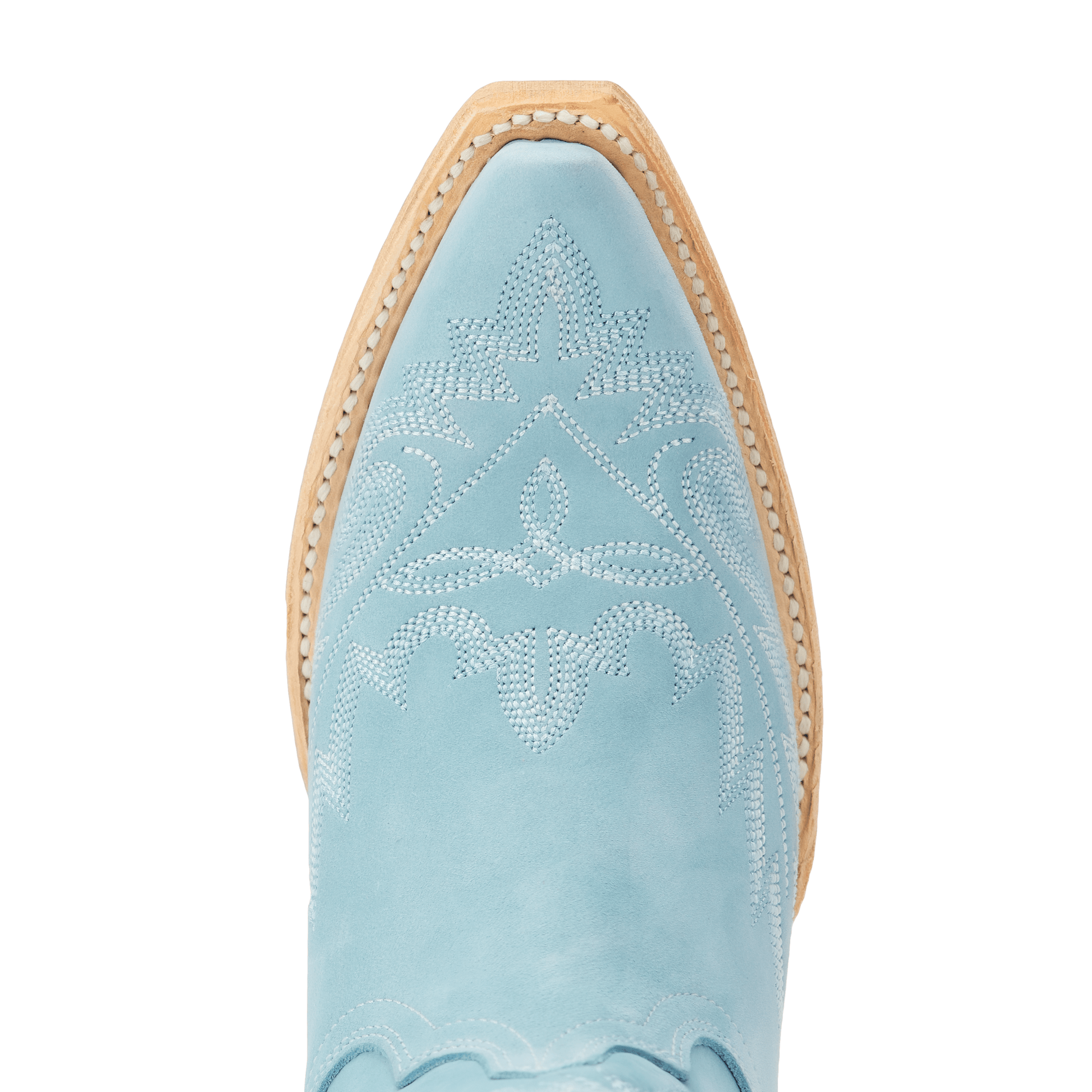 Lexington Powder Blue Cowboy Boot - Close Up