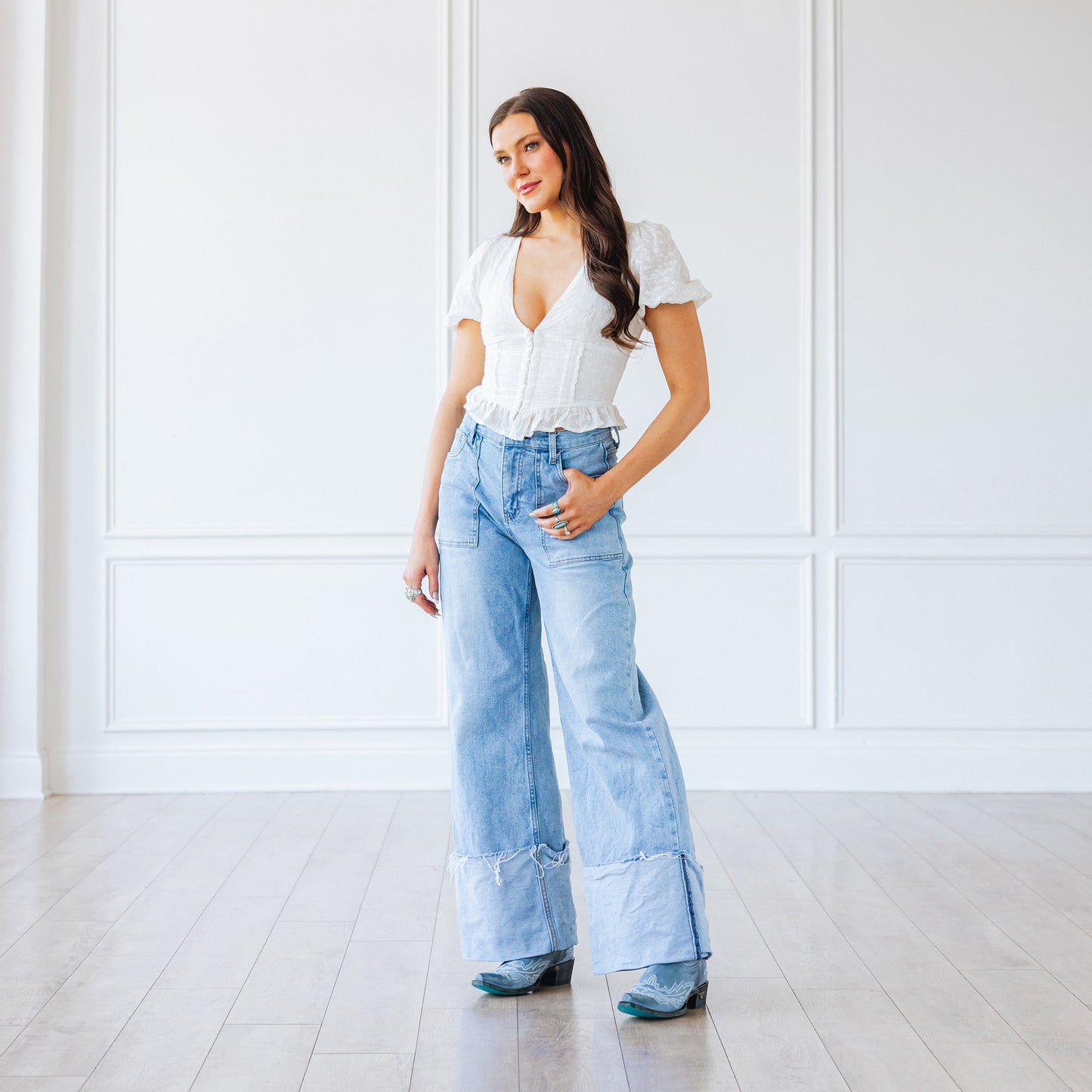 Lexington Boot - Washed Denim