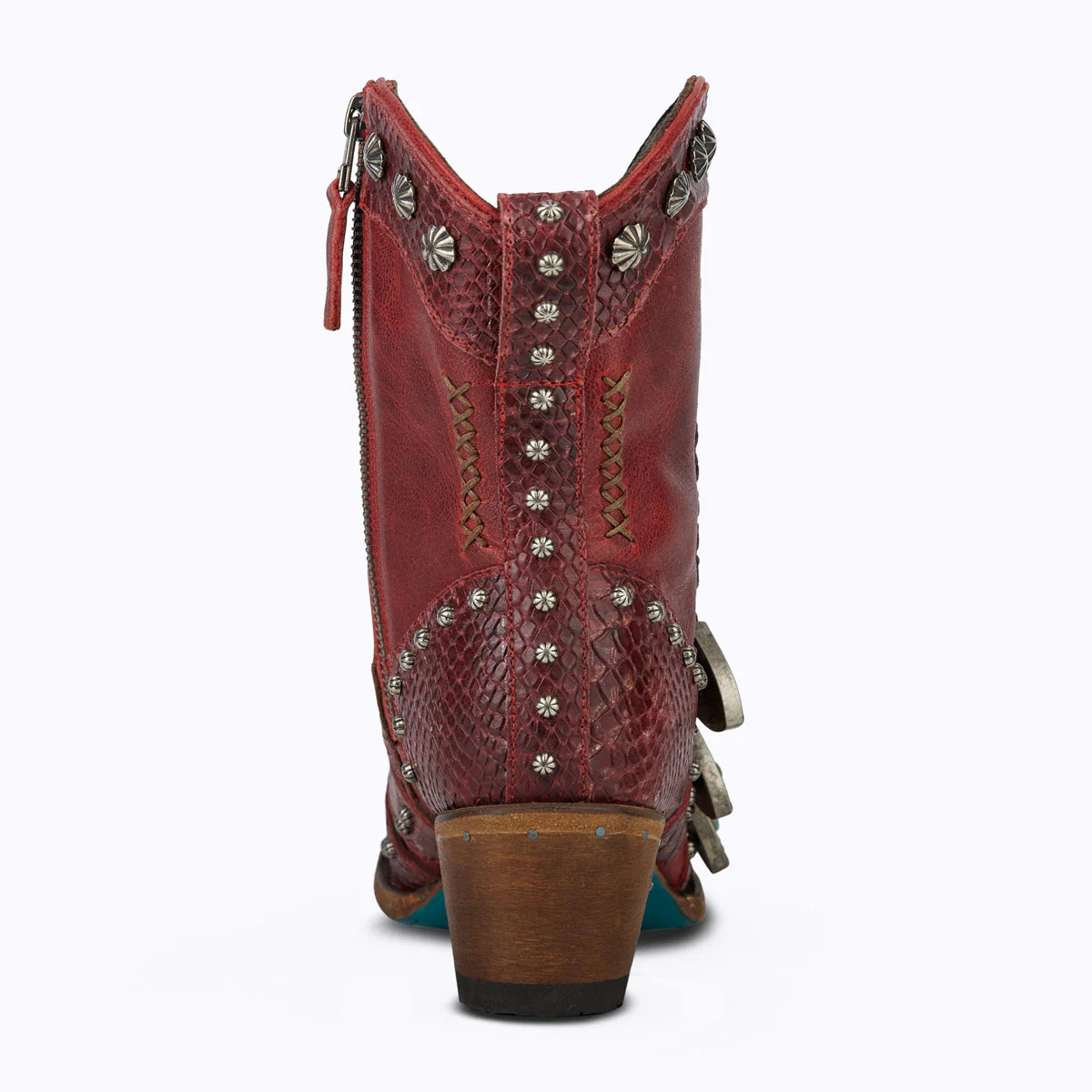 Showdown Bootie in Smoldering Ruby