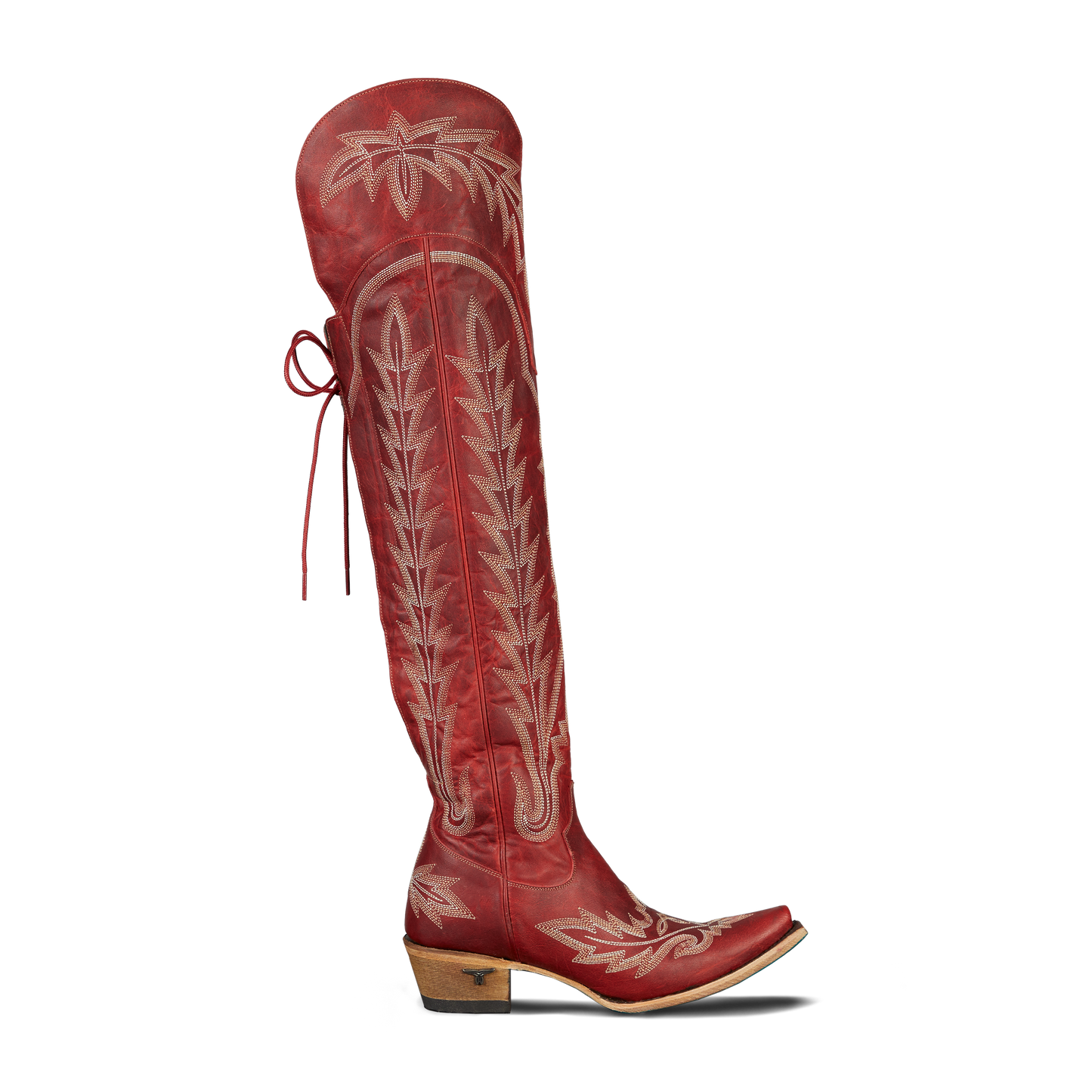 Smoldering Ruby Lexington over-the-knee boot