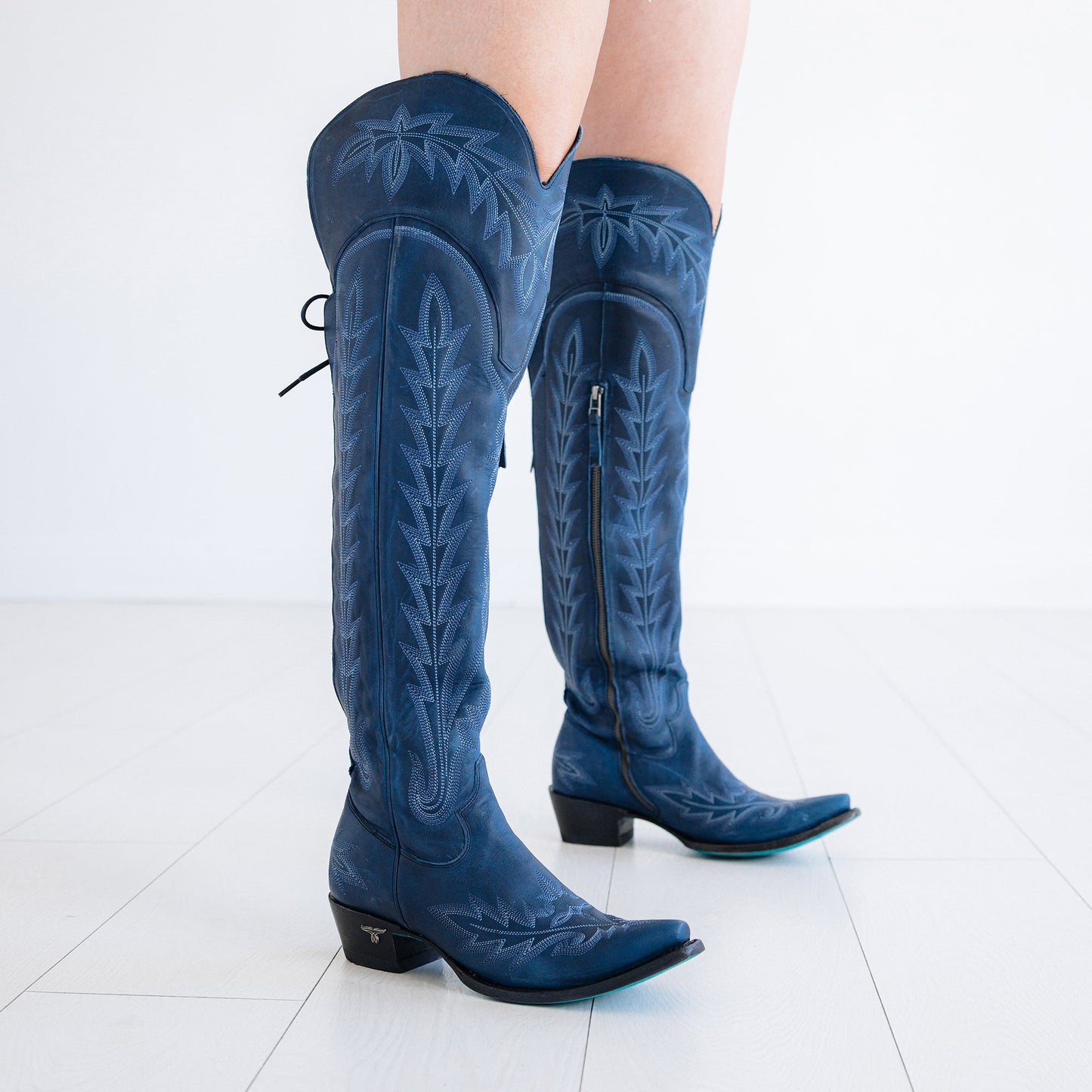 Lexington OTK Corset - Midnight Navy