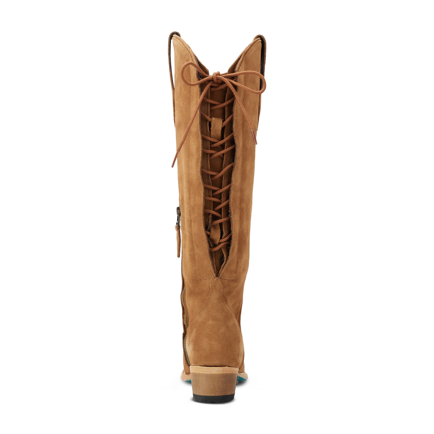 Olivia Jane Knee High Corset - Toffee Suede