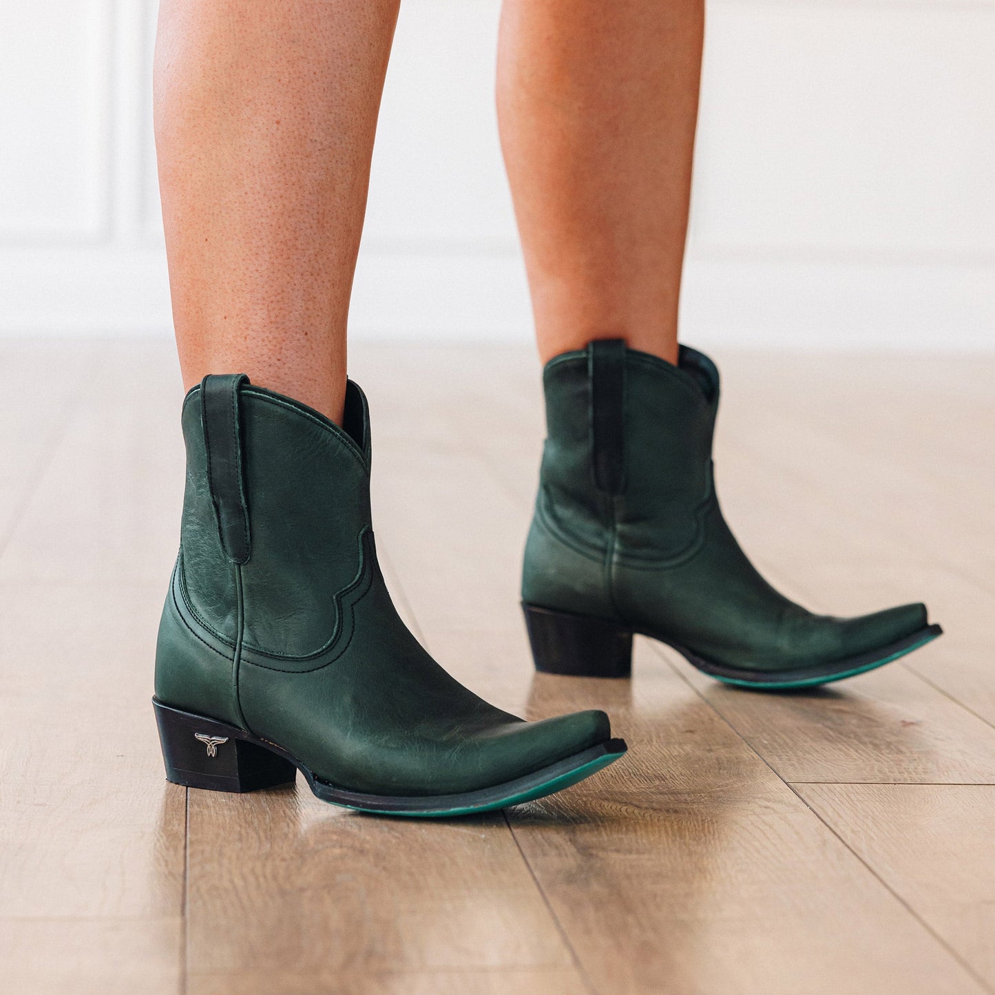 Emma Jane Bootie - Emerald Green