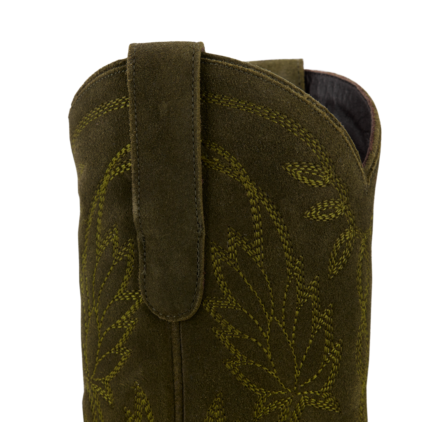 Sandaga Midi - Olive Suede