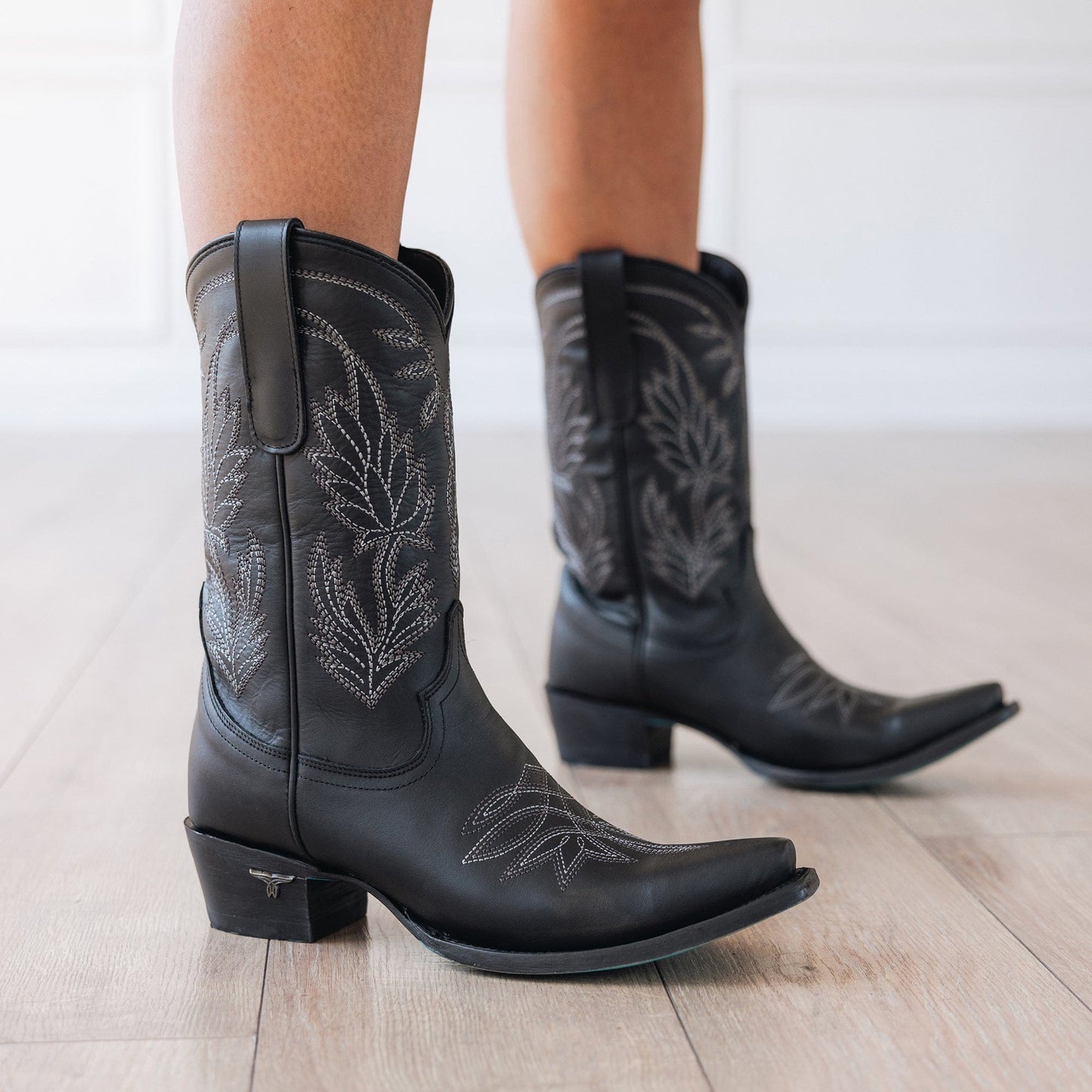 Sandaga Jet Black Cowboy Boots