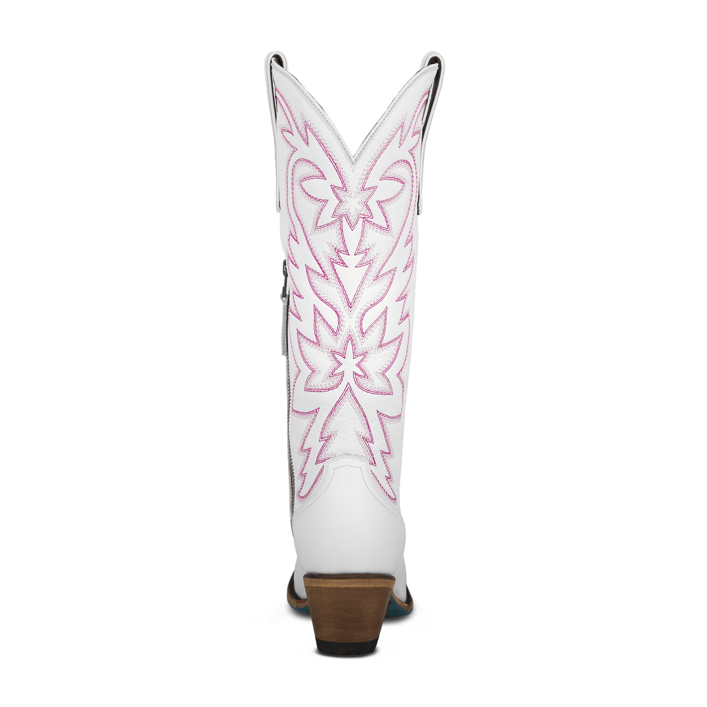 White & neon pink Smokeshow cowboy boot - PS3