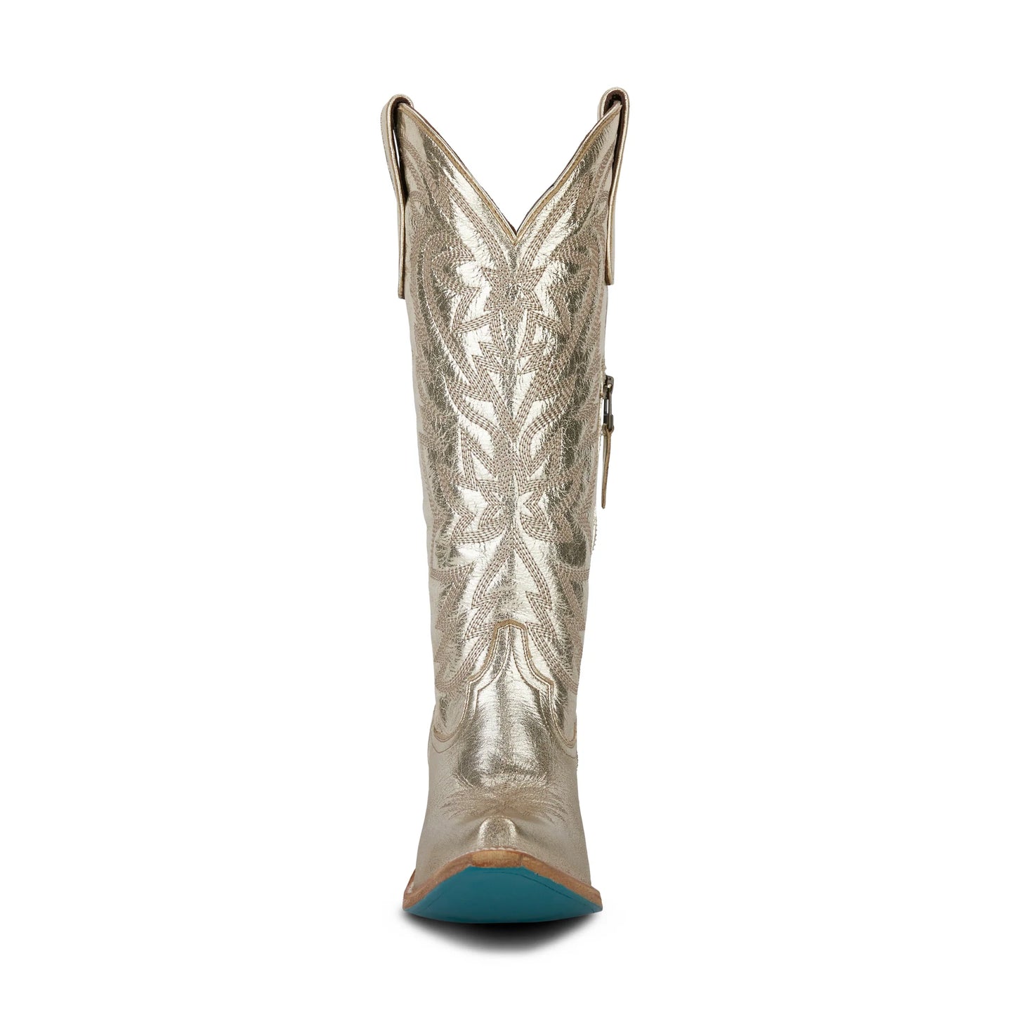 Smokeshow Champagne Metallic Cowboy Boot