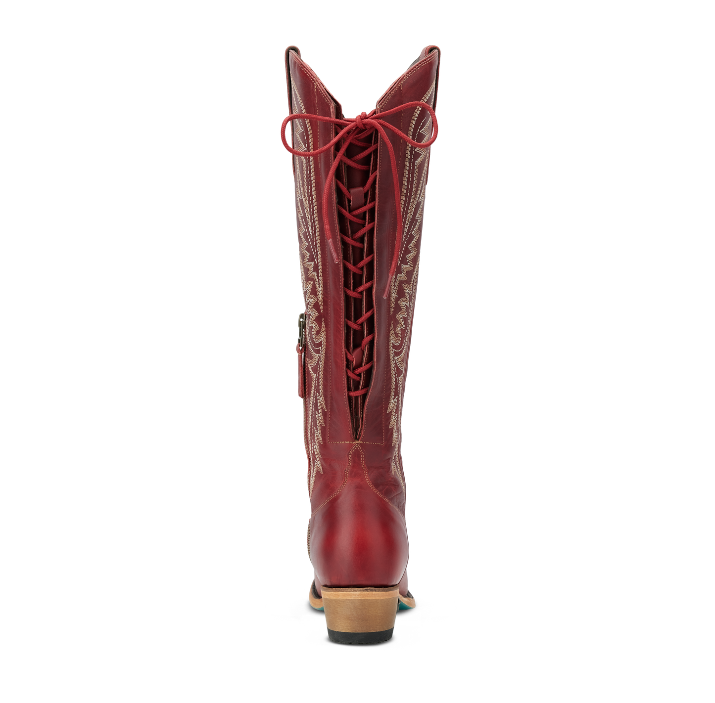 Monica Knee High Corset - Smoldering Ruby