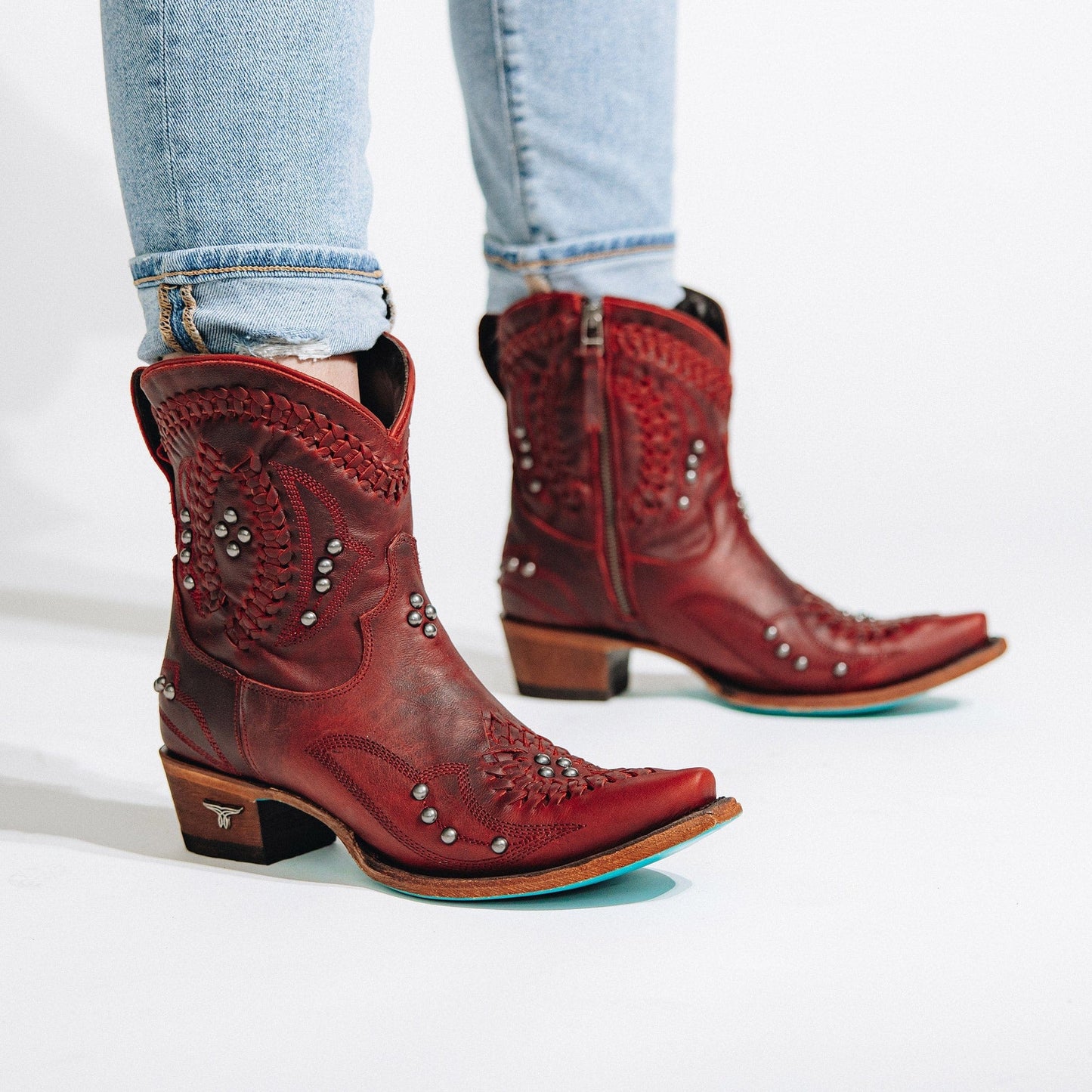 Smoldering Ruby Cossette Bootie