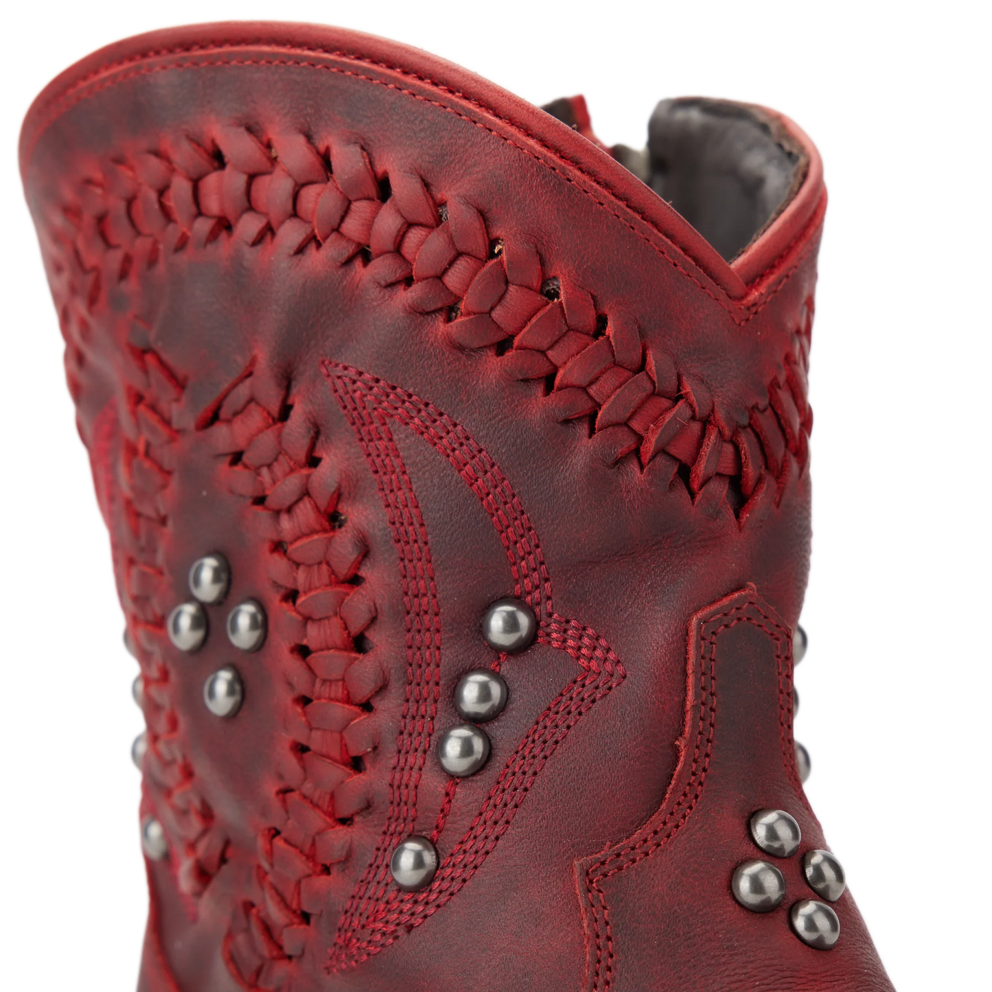 Cossette Bootie in Smoldering Ruby