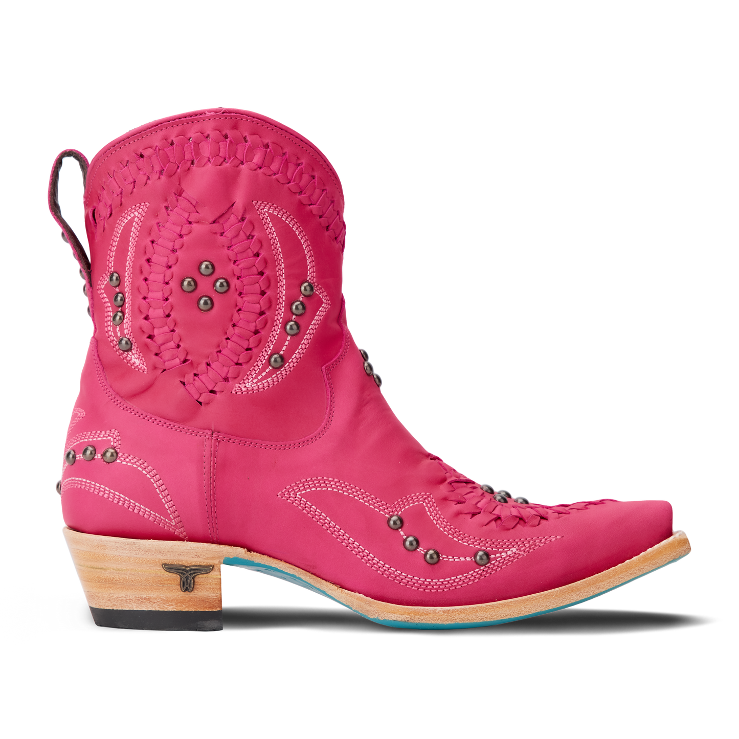 Hot Pink Cossette Bootie