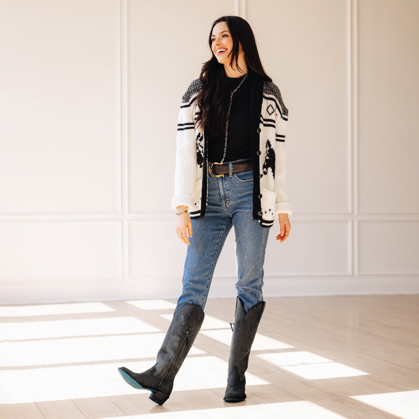 Plain Jane Boot - Matte Black