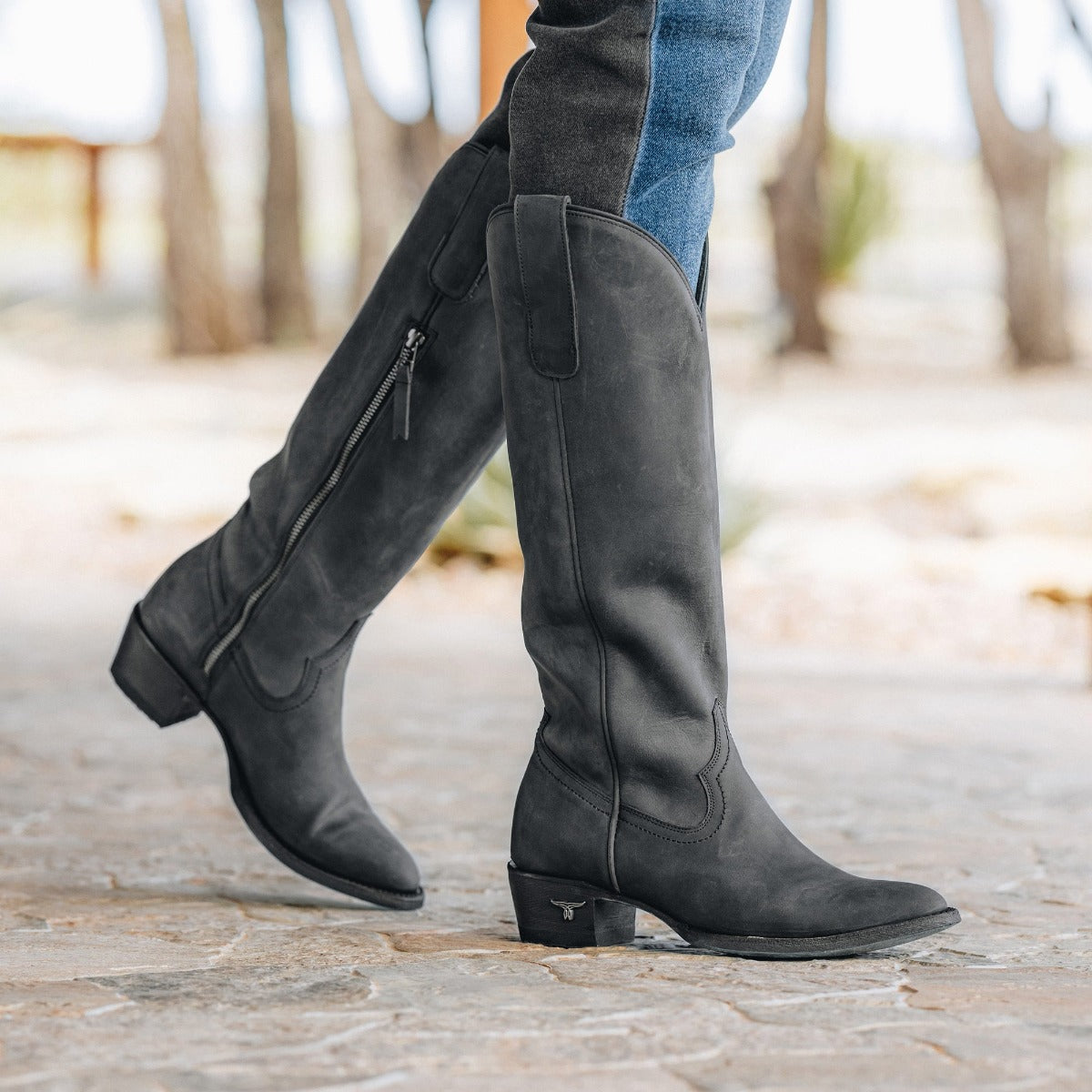 Plain Jane Boot - Matte Black